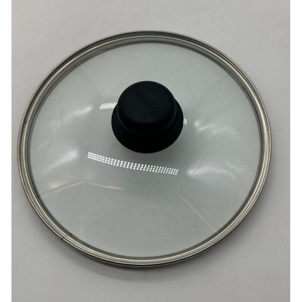 Tramontina 8 1/4" Replacement Tempered Glass Lid 4 Pot Pan Saucepan Black Knob
